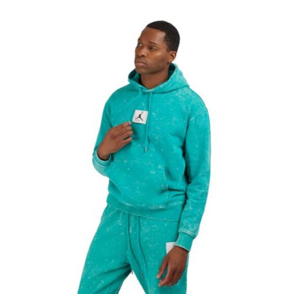 Nike Air Jordan Men's Flight Sweatsuit Statement Fleece Tracksuit Teal Green NWT - Picture 8 of 11